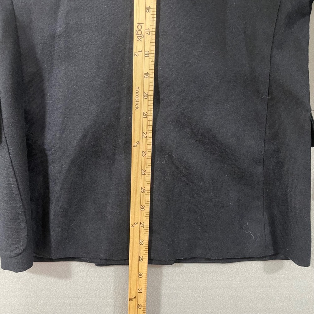 Vintage Ralph Lauren‎ Crest Blazer Equestrian Prep School 90s Wool Jacket Size 6 - Picture 5 of 14